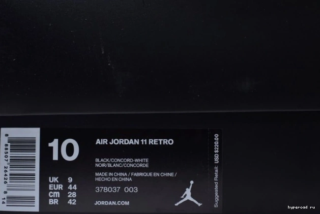 Retro mens Release" 11 Jordan 2016 Jam Air 378037-003 "Space 1102